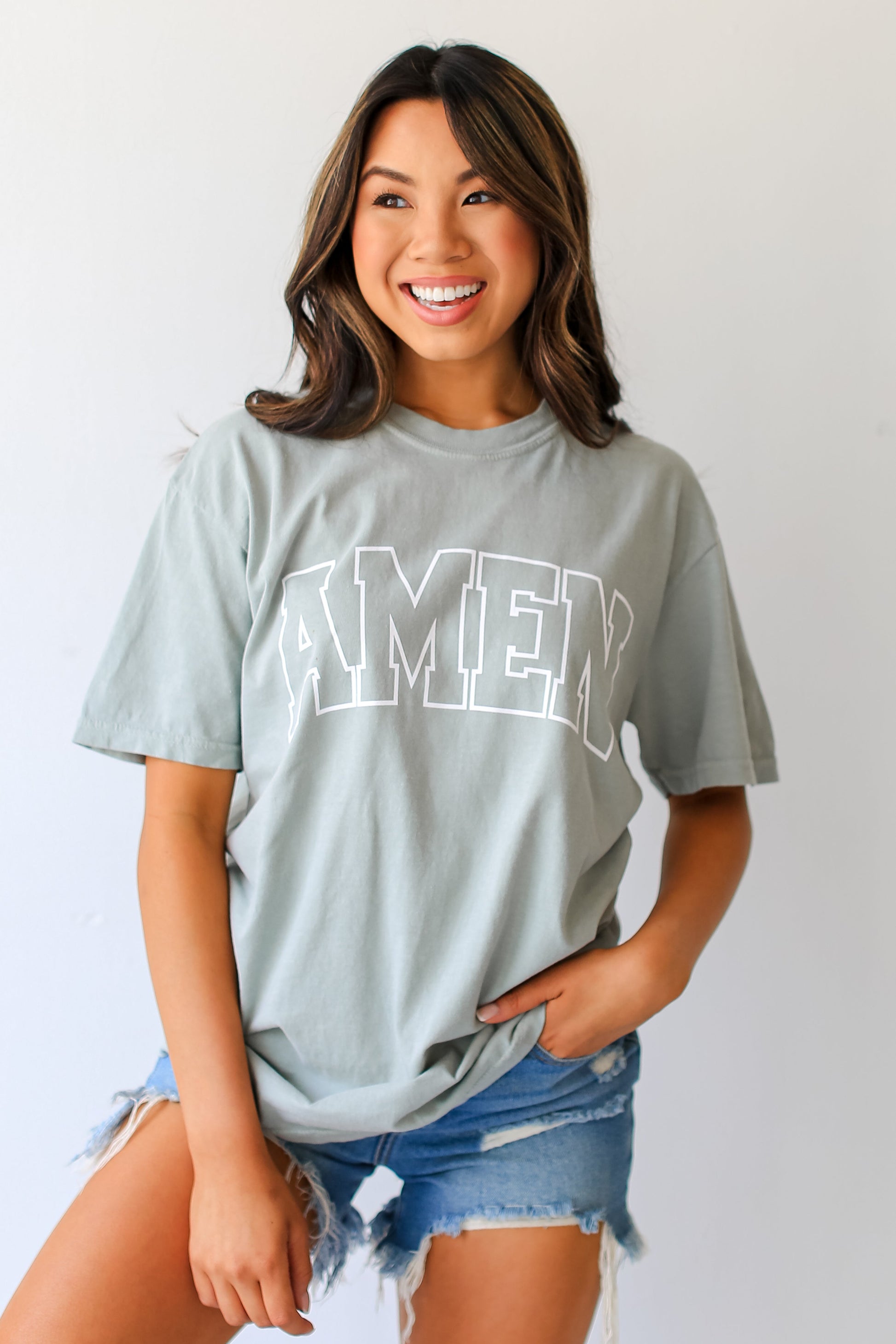 Sage Amen Tee